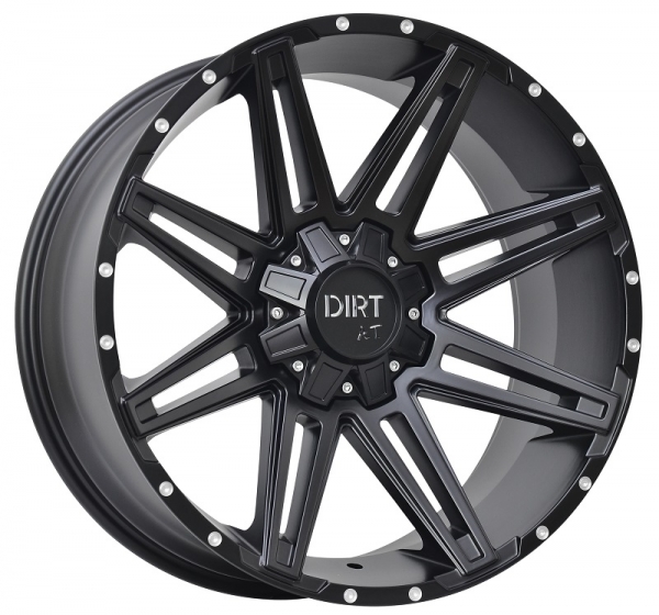 Status DIRT A.T D88 Flatblack milled rivets flgar